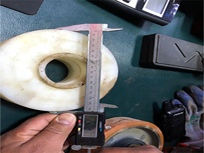 Polyurethane-Coated Load Guide Wheel for Electric Stacker