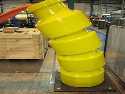 Polyurethane Marine Cable Bending Restrictors for Oil and Gas Platforms