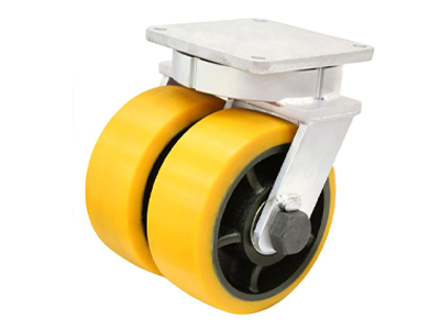 4" Heavy-Duty Polyurethane Caster Wheels for Electric Pallet Jacks