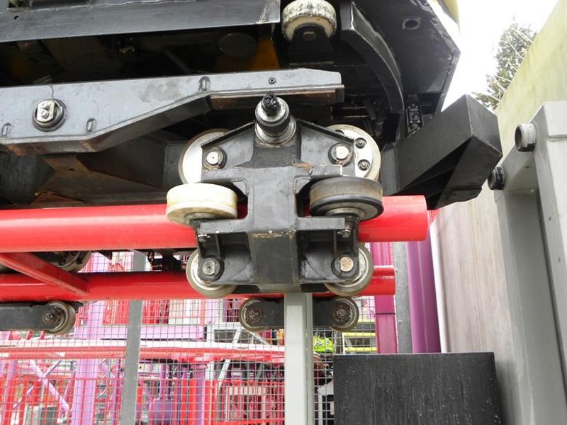 Polyurethane roller coaster wheels