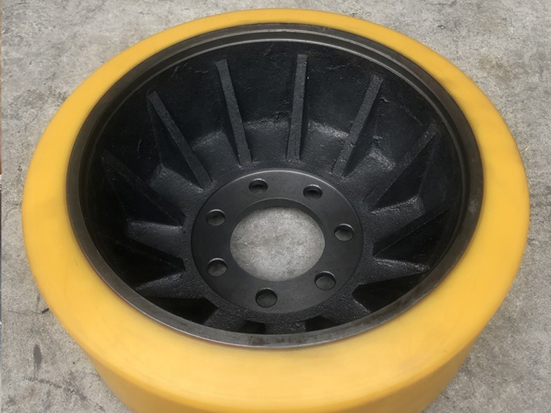 Polyurethane forklift wheels